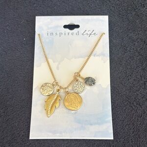 Inspired Life Gold Charm Necklace